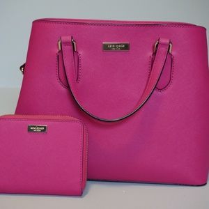 Pink Kate Spade Purse and Wallet